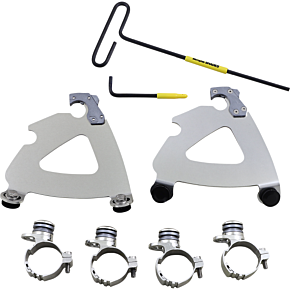 Memphis Shades Road Warrior Trigger-Lock Mounting Kit - Polished - XL MEK2064