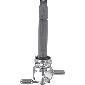 Hex Fuel Valve - Diamond Chrome - 22mm 6311-CD