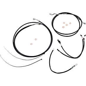 Control Cable Kit - XR - Black/Chrome 489882