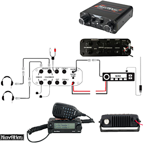 Intercom/Headset Kit - 2-Seat - Beige NIO132PK