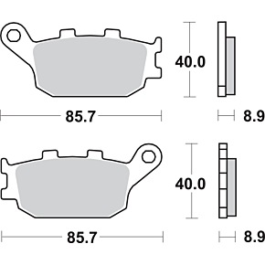 Sbs HF Brake Pads 657HF