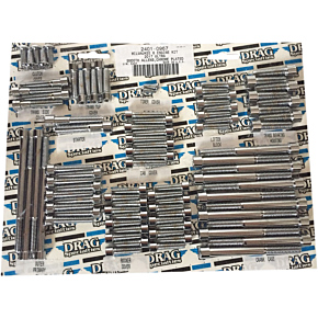 Engine Smooth Allen Bolt Kit - Chrome - M8 2401-0967