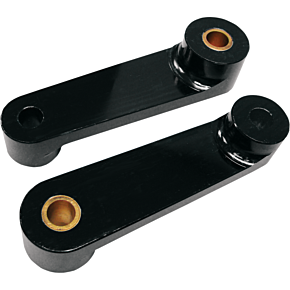 Rear Shock Drop Bracket Lowering Kit - Black - Lowers 2" - '06-'20 M109 BA-7500-81