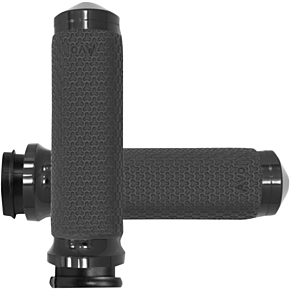 Grips - Memory Foam - Small - TBW - Black MF-63-ANO-FLY