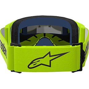 Vision 3 Goggle - Wordmark - Yellow Fluo - Silver Mirror Lens 5103225-5299