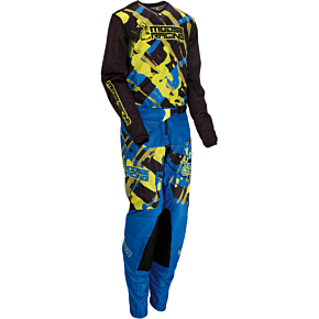 Youth Agroid Pants - Blue/Hi Vis - 28 2903-2170