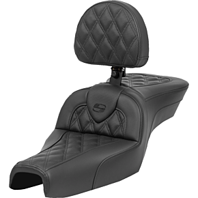 Roadsofa™ Seat - with Backrest - Lattice Stitch - XL '04-'22 807-03-182BR