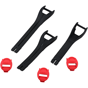 Blitz XP MX Boot Straps - Youth - Red/Black - Size 1-7 3430-0879