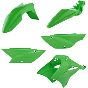 Acerbis Plastic Body Kit - Green - KLX 110