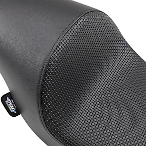 Drag Specialties Seat - 3/4 Low Solo - Basketweave - Black 0803-0545