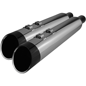 Khrome Werks 4.5" Mufflers for Touring - Chrome with Edge 202765