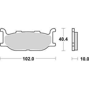 Sbs HS Brake Pads - Yamaha - 663HS 663HS
