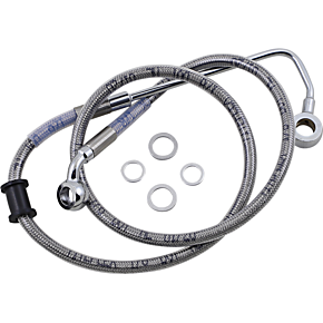 Brake Line - +4" - Stainless Steel - '15-'17 Softail 1741-5778