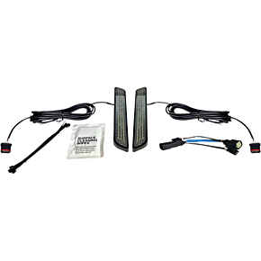 LED Fork Light - Smoke - Black CD-FORK-SS6-SB