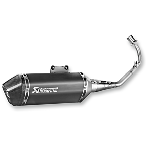 Race Exhaust - Stainless Steel/Carbon Fiber S-VE125R2-HZBL