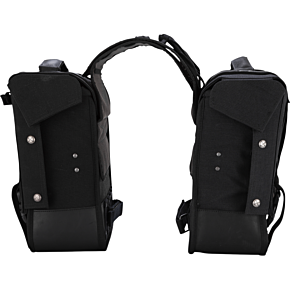 BURLY BRAND Throw-Over Saddlebag - Black B15-1002B