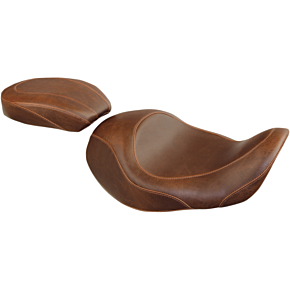 Mustang Wide Tripper Forward Solo Seat - Brown 76708