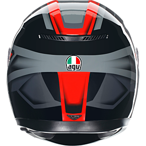 K3 Helmet - Compound - Black/Red - XL 2118381004009XL