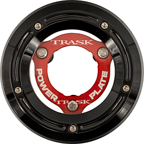 Derby Cover with Power Plate - Black/Red - Kit - '18-'25 Softail TM-0052-BK-RD