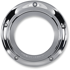 Derby Cover - Chrome/Clear - '15-'23 Touring - For Narrow Primary 343-30-43015