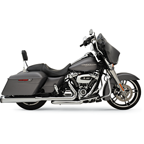 Khrome Werks 2-into-2 Dominator Exhaust System with 4-1/2" Mufflers - Chrome - FL 200400A