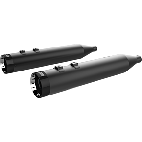 Khrome Werks Mufflers - Black with Turbine Tip 202845