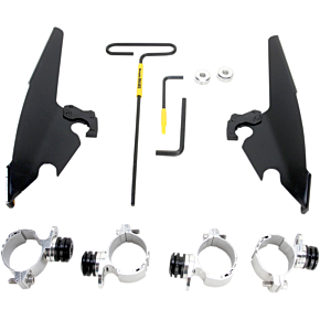 Memphis Shades Batwing - Mounting Kit - Black - XL12C MEB2008