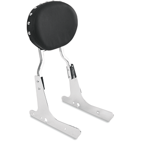 Studded Oval Sissy Bar Pad - Black 0822-0342