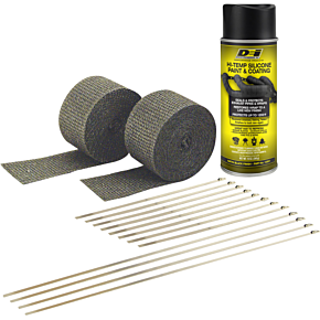 Exhaust Wrap Kit - Black/Black 901330