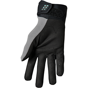 Youth Spectrum Gloves - Gray/Black/Mint - Medium 3332-1600