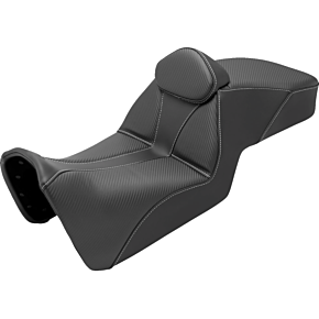 Adventure Tour Seat - Low - w/ Backrest - Black - Pan Am '21-'24 821-34-201BR