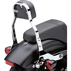 Backrest Kit - 11" - Chrome - Dyna 602-2024