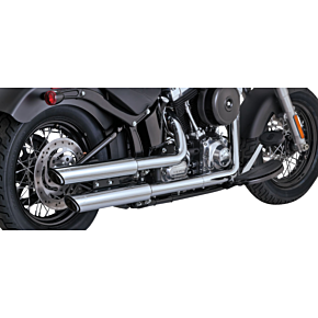 3" Twin Slash Slip-On Muffler - Chrome 16341