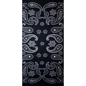 Black Paisley Neck Tube TUBE-01