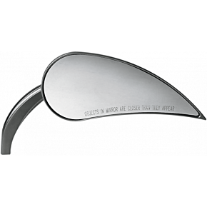 Mirror - Rad III - Side View - Teardrop - Black - Right 13-093