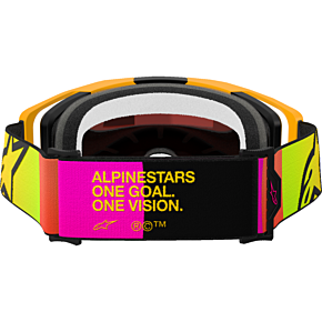 Vision 8 Goggle - Corp - Yellow/Pink - Red Mirror Lens 5101625-5023