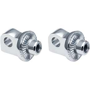 Kuryakyn Splined Adjustable Peg Adapters - Chrome