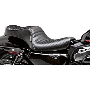 Le Pera Cherokee Seat - Pleated - Black - XL LK-026PT