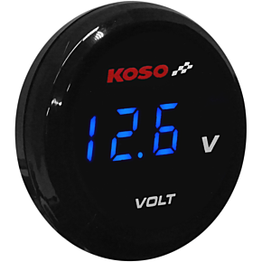 I-Gear Volt Meter - Blue Digits - 1.57" Diameter x 0.43" D BA067B00