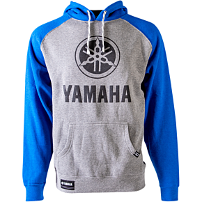 Yamaha Pullover Hoodie - Gray/Royal Blue - XL 24-88206