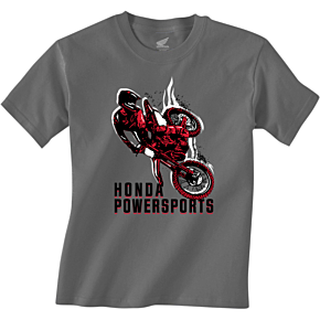 Youth Honda Rider T-Shirt - Charcoal - XL NP21S-Y3035-XL