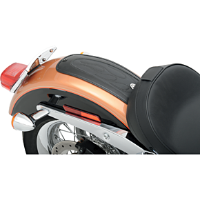 Drag Specialties Fender Skin - Flame Stitched Automotive-Grade Vinyl Center 1405-0137