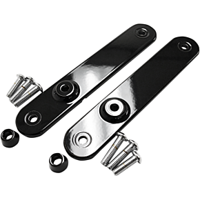 Drag Specialties Turn Signal Relocation Mount - Gloss Black 2020-0895