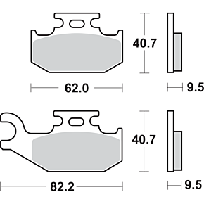 Sbs Off-Road Sintered Brake Pads - Can-Am 767SI