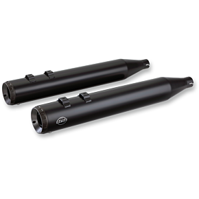 Ss Cycle Grand National Mufflers - Black 550-0694
