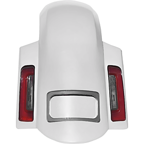 Short Rear Fender - Sport - With Chrome Plate Frame PYO:RF-SS-CVO-C