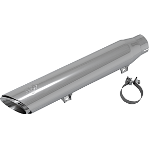 Twin Slash Slip-On Muffler - Chrome - Softail 16750