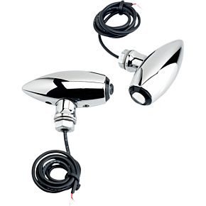 Center-Mount Astro LED Lights - Chrome/Red 05-52RC