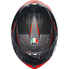 K6 S Helmet - Slashcut - Black/Gray/Red - Small 2118395002014S