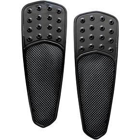Accutronix Front Floorboards - Extended - Black - Drilled - Teardrop - Chief FBF91-DTB